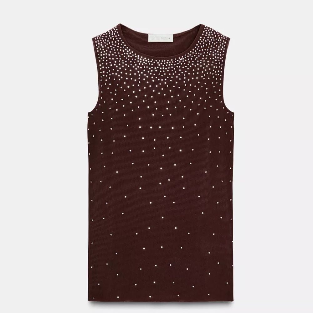 ZARA SPARKLY TOP - Picture 7 of 10